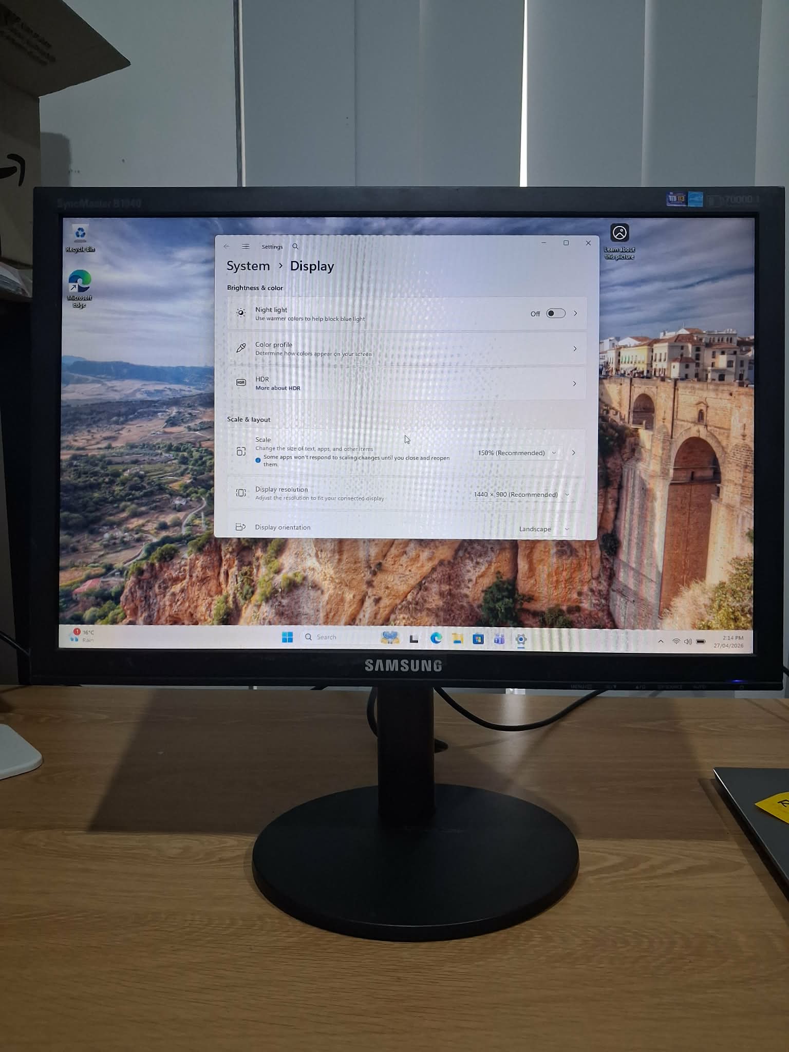 🖥️ Samsung SyncMaster B1940 — 19" Monitor | Perth